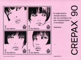 San Marino - 2023 - 90th Anniversary Of The Birth Of Guido Crepax, Comic-strip Artist - Mint Stamp Sheetlet - Ungebraucht