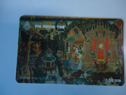 THAILAND USED CARDS PIN 108  PAINTINGS - Painting