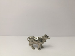 Kinder :  Haustiere 1985 - Kuh - Chrom - Figurillas En Metal
