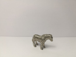 Kinder :    Wildtiere 1985 - Zebra - Chrom - Metalen Beeldjes