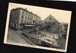 Cp  MONT LOUIS  Place Et Hotel De France   Ph Combier  Macon   1938 - Autres & Non Classés