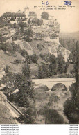 D46  LACAVE  Pont Sur L'Ouysse Et Le Château De BELCASTEL  ..... - Lacave