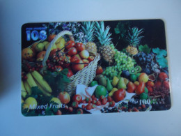 THAILAND USED  CARDS PIN 108  FRUITS MIXED - Lebensmittel