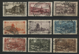 SARRE N° 112 à 120 (Mi 113 à 121) Oblitérés Cote 23,50 € - Used Stamps