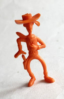 Rare FIGURINE MONOCHROME LUCKY LUKE MORRIS - GOSCINNY LUCKY LUKE Orange INTERMINT - Otros & Sin Clasificación