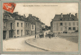 CPA (56) La GACILLY - Aspect De La Gendarmerie De La Place En 1911 - La Gacilly