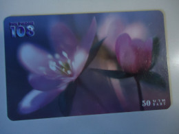 THAILAND USED   CARDS PIN 108  FLOWERS ORCHIDS - Fleurs