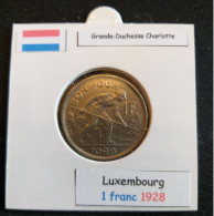 Luxembourg 1 Franc 1928 - Luxembourg