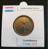 Luxembourg 1 Franc 1928 - Luxembourg