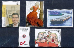 TIMBRE  ZEGEL STAMP  BELGIQUE PETIT LOT 5 X VALEURS CONSTANTES XX - 2013-... Re Filippo