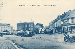 - Seine Maritime -ref-C609- Goderville - Place Du Marché - Marchés - - Goderville