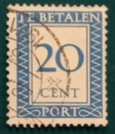 1947/1956 Michel-Nr. 93 Gestempelt (DNH) - Taxe