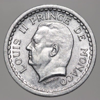 Monaco, Louis II, 1 Franc, ND (1943), Aluminium, NC (UNC), KM#120, G.MC131 - 1922-1949 Luigi II