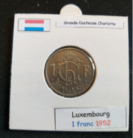 Luxembourg 1 Franc 1952 - Luxembourg