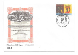 Belgian Choclate Cancel 05-061999 4700 Eupen Carrying Chocolate Pods Plant - Storia Postale