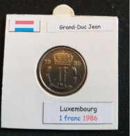 Luxembourg 1 Franc 1986 - Luxembourg