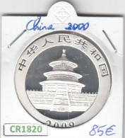 CR1820 MONEDA CHINA 2009 10 YEN PLATA - Chine