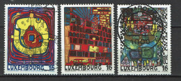 Luxembourg 1995 - YT 1310/1312 - Luxembourg, European Capital Of Culture 1995 - Oblitérés