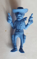 Rare FIGURINE MONOCHROME LUCKY LUKE MORRIS - GOSCINNY LUCKY LUKE Bleu INTERMINT - Autres & Non Classés