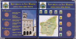 SAN MARINO MINI SET 1+2+5 CENTS 2004 - San Marino