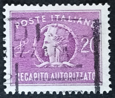 Italie - Express - 1956-77 - YT N°39 - Oblitéré - Poste Exprèsse/pneumatique