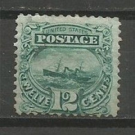 USA Scott #117 MH / * 1869 Signed, Scott CV: 1900.00$ - Ungebraucht