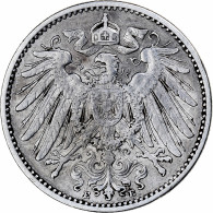 Empire Allemand, Wilhelm II, Mark, 1905, Muldenhütten, Argent, TTB+, KM:14 - 1 Mark