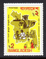 BANGLADESH - 1981 INDEPENDENCE ANNIVERSARY STAMP FINE MNH ** SG 176 - Bangladesch