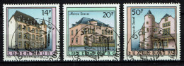 Luxembourg 1993 - YT 1270/1272 - Historic Residences, Demeures Seigneuriales Et Bourgeoises - Gebraucht