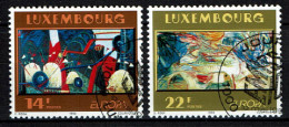 Luxembourg 1993 - YT 1268/1269 - EUROPA Stamps - Contemporary Art - Gebraucht