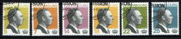 Luxembourg 1993 - YT 1260/1265 - Grand Duke Jean Of Luxembourg, Série Courante - Oblitérés