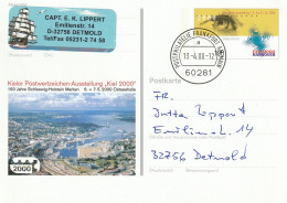 Kieler Postwertzeichen Ausstellung KIEL 2000 - Illustrated Postcards - Used