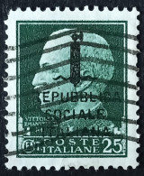 Italie - Repb Sociale - 1944 - YT N°21 - Oblitéré - Usati