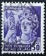 Italie - Repb Sociale - 1944-45 - YT N°36 - Oblitéré - Used