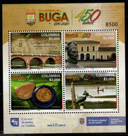 03-KOLUMBIEN - 2020 -MNH SHEET- GUADALAJARA DE BUGA 450 YEARS. - Colombie