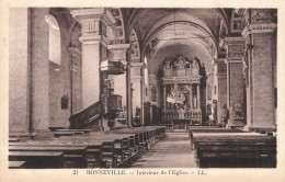 BONNEVILLE : INTERIEUR DE L'EGLISE - Bonneville