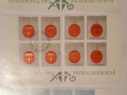 1970 Damenstift Schänis 4er Postfrisch 4er Ersttagsstempel - Oblitérés