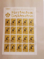 1971 Skilanglauf Bogen Postfrisch Bogen Ersttagsstempel - Gebruikt