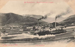 Le Rabodeau , Moyenmoutier * Passage Train Locomotive Wagons Machine Ligne Chemin De Fer Vosges * Usine Industrie - Andere & Zonder Classificatie