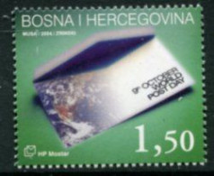 BOSNIA HERCEGOVINA (CROAT) 2004 World Post Day  MNH / **.  Michel 137 - Bosnie-Herzegovine