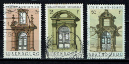 Luxembourg 1988 - YT 1154/1156 - Classic Portals, Portails Anciens - Gebraucht