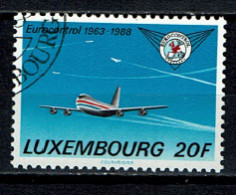 Luxembourg 1988 - YT 1145 - Transportation, Eurocontrôle, Airplaine, Avion - Used Stamps