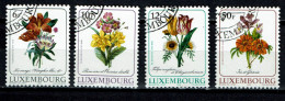 Luxembourg 1988 - YT 11140/1143 - Flora, Flower Illustrations By P.-J. Redouté - Used Stamps