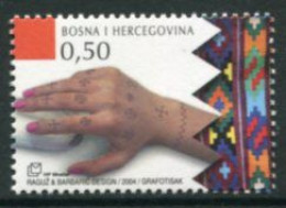 BOSNIA HERCEGOVINA (CROAT) 2004 Tattoos MNH / **.  Michel 126 - Bosnia Herzegovina