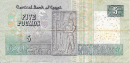 EGYPTE - 5 Pounds (63b) - 2009 - Egypte