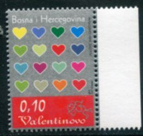 BOSNIA HERCEGOVINA (CROAT) 2004 Valentines Day MNH / **.  Michel 124 - Bosnie-Herzegovine