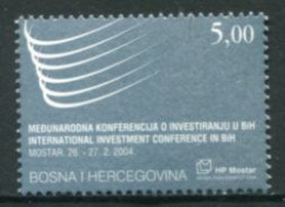 BOSNIA HERCEGOVINA (CROAT) 2004 Investment Conference MNH / **.  Michel 123 - Bosnia Erzegovina