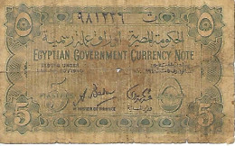 EGYPTE - 5 Piastres (163) - 1940 - Egypte