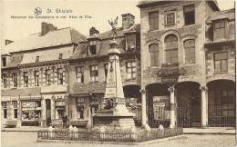 Saint-Ghislain Monument Des Combattants Et Vieil Hotel De Ville - Saint-Ghislain