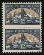 SOUTH AFRICA UNION, 1948, Mint Never Hinged Stamps, Gold Mine (reduced Size), 205-206,  #2448 - Ongebruikt